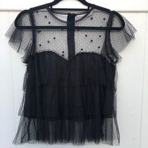 Zara Black Top